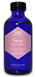 Zongle Thyme Essential Oil, Food Grade, Thymus Vulgaris, 4 Oz Sale Huge Surprise