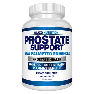 Arazo Nutrition Prostate Supplement - Saw Palmetto 30 Herbs - Reduce Frequent Urination, Reduce Hair Loss, Support Stamina Single Homeopathic Herbal Extract Health Supplements - Capsule or Pill Outlet Visit