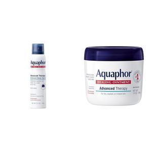 Aquaphor Ointment Body Spray - Moisturizes and Heals Dry, Rough Skin - 3.7 oz. Spray Can & Healing Ointment, Advanced Therapy Skin Protectant, Dry Skin Body Moisturizer Online Sale
