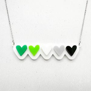 Aromantic Hearts Necklace Discount Cheap