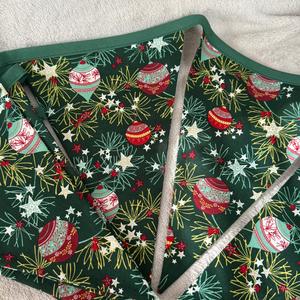 Bunting / x Dark Green Pattern with Baubles Outlet Big Discount