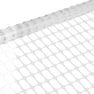 BOEN 4' x 50' White Temporary Fencing, Mesh Snow Fence, Plastic, Safety Garden Netting, above Ground Barrier, for Deer, Kids, Swimming Pool, Silt, Lawn, Rabbits, Poultry, Dogs Sale Great Deals