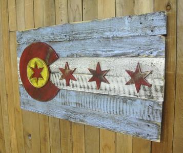 Colorado/Chicago Hybrid Flag (The Chicagorado) Sale New