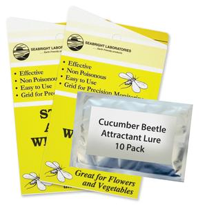 Cucumber Beetle Kit - 10 Cucumber Beetle Lures & 10 Yellow Sticky Trap Brand New Unisex Cheap Online