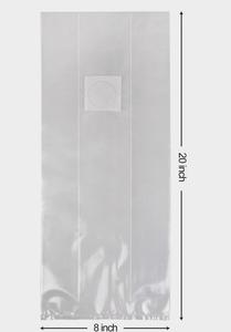 Premium 0.22 Micron Large Spawn Bags 8"x5"x20" (50-PACK) Free Shipping With Credit Card