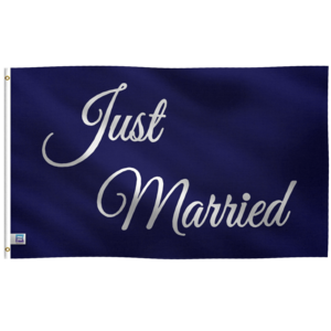 "Just Married" Flag Outlet For You