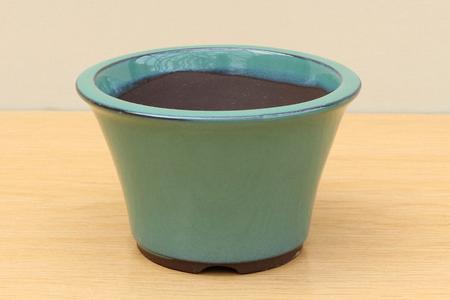 (A) Glazed Round Bonsai Pot - 5" Sage Green Amazon Cheap Online