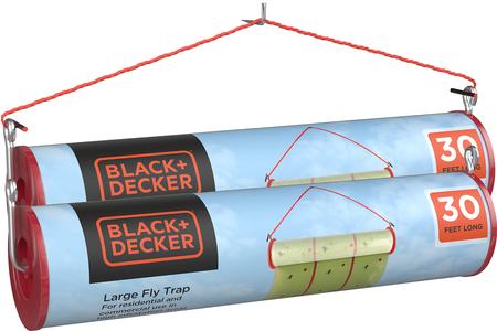 BLACK DECKER Fly Traps Outdoor & Fruit Fly Traps for Indoors- Hanging Fly Trap Paper Roll- Sticky Glue Paper for Flies, Gnats, Mosquitoes & Other Insects, 2 Pack 30 Foot Roll Discount Free Shipping