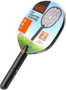 BLACK DECKER Bug Zapper Fly Swatter Electric for Mosquitoes Indoor Outdoor Harmless-to-Humans Battery Operated  Handheld Bug Zapper Racket Low Cost Cheap Online