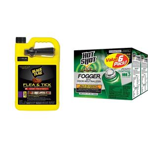 Black Flag 11093 B00PVN1ST8 Extreme Flea Killer Plus Growth Regulator RTU for Insects, 1-gal & Hot Shot Fogger with Odor Neutralizer, Kills Roaches, Ants, Spiders & Fleas View Cheap Pice