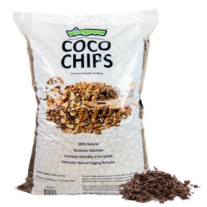 Viagrow 1CU. FT (50L) Coco Chip Premium Reptile Substrate (EA) Free Shipping Inexpensive