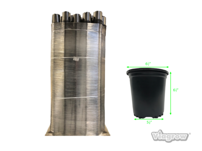 Viagrow 1/2 Gallon Nursery Pot Pallet (Pallet of 15,080) Free Shipping Clearance