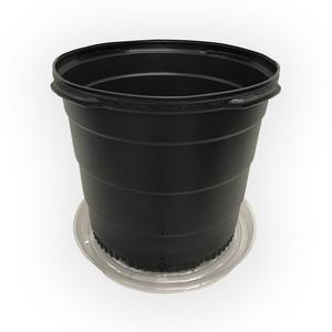 Viagrow 15 Gallon Nursery Pot with 17" Saucer (Per Pack) Sale 100% Guaranteed