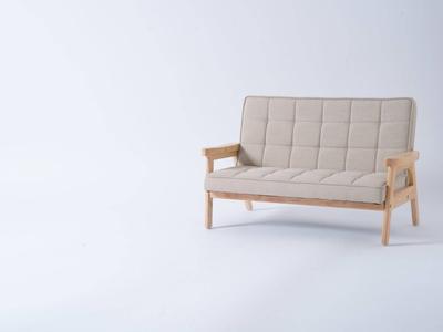 Bunnytickles 2 Seater Lounge Chair - Oat Cheap Sale New Arrival