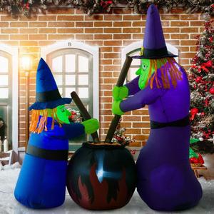 1.8H m Inflatable Witches Decoration, Polyester The Cheapest Cheap Pice