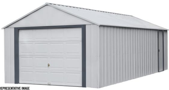 Shelter Logic Arrow Murryhill 14 x 21 Garage, Steel Storage Building, Prefab Storage Shed Buy Cheap Excellent