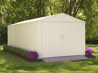 Shelter Logic Commander Series Storage Building, 10 ft. x 20 ft. x 8 ft.Hot Dipped Galvanized Steel Eggshell Fashion Style Online