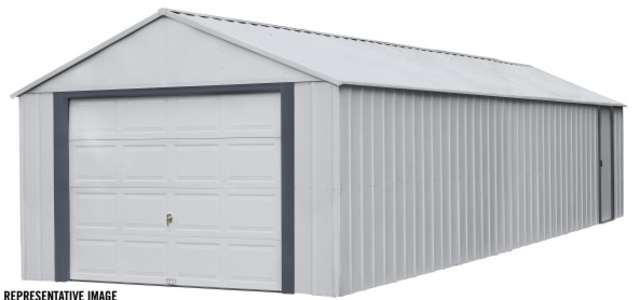 Shelter Logic Arrow Murryhill 14 x 31 Garage, Steel Storage Building, Prefab Storage Shed Cheap New Styles