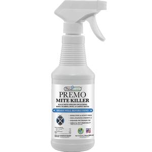 Mite Killer Spray by Premo Guard  Treatment for Dust Spider Bird Rat Mouse Carpet and Scabies Mites  Fast Acting 100% Effective  Child & Pet Safe  Best Natural Extended Protection (16 oz) Cheap Sale Eastbay