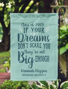 Custom Garden Flag, Graduation Flag, Grad Flag, Personalized Flag "Hannah Higgins" Discount Collections