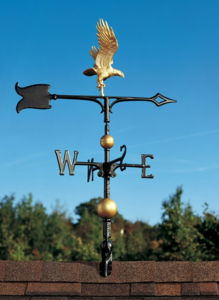 30" Full-Bodied Eagle Weathervane With Credit Card