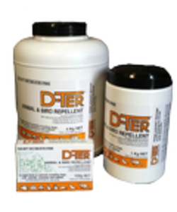 D-Ter Animal & Bird Repellent (Dogs, Cats, Possums, Birds Rodentsl) - 1kg pack Discount The Cheapest