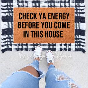 Check Ya Energy Doormat Buy Cheap Pay With Visa