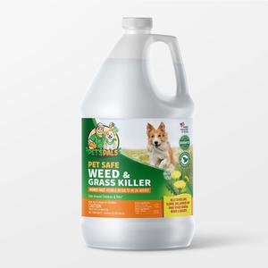 PET'S PAL Natural Weed Killer | Pet Safe Spray | Ready-to-use Natural Herbicide | Environmentally Safe | Bee Safe | Glyphosate Free | Safe for Kids (1 Gallon) Cheap Sale Online