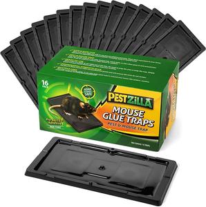 Pestzilla Baited Mouse Trap  Professional Strength Glue Rat Trap  16 Glue Trays - Perfect for Household Pests & Mouse Traps Indoor and Around a Home Pices For Sale