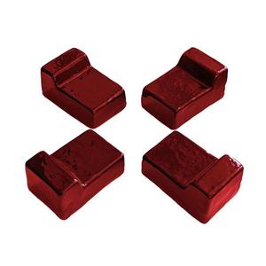 Ceramic Legs For Barbecue (Red) Get Authentic For Sale