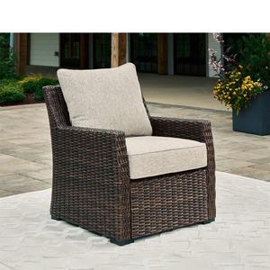 Ashley Furniture - Brook Ranch Outdoor Lounge Chair with Cushion Cheap Shop