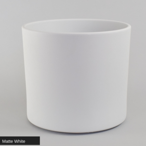 Ceramic Cylinder Pot 10" - Matte White Buy Cheap Big Sale