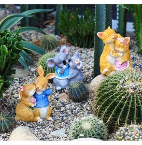 Cute Animal Garden Statues, Koala, Cat and Rabbit Statue for Home and Garden Decor Buy Cheap With Paypal