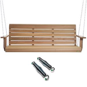 6-ft Cedar Porch Swing with Comfort Springs PS70-SW10 Sale Wiki