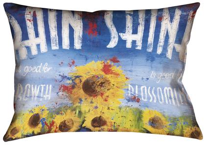 "Rain & Shine" Outdoor Throw Pillow 100% Original