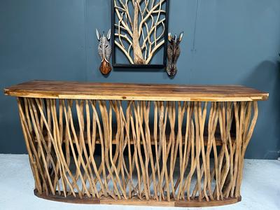 2m Long Bamboo Tiki Home Bar Front Counter Sale Lowest Pice