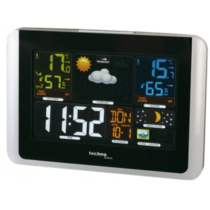 Weerstation - Inclusief buitensensor -  Wekker - Maan stand - Radio gestuurde klok - Datum - Technoline WS 6442 View