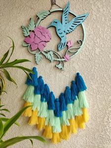 'Bird & Flower' Hanging Dreamcatcher New Styles Cheap Pice