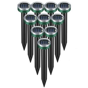 Mole Repellent Solar Powered 10 Pack Snake Repellent Mole Repellent Gopher Repellent Snake Deterrent Ultrasonic Pest Repellent Mole Trap Killer for Chasing Mole Snake,Gopher,Squirrel Pay With Paypal
