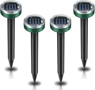 Mole Repellent for Lawns, Gopher Repellent Ultrasonic Solar Powered Waterproof Vole Repellent Gopher Repellent for Garden and Yard Buy Cheap 2025