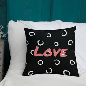 Black & White swirling pattern Love cushion 2025 New