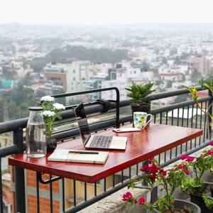 Versatile Balcony Table - The Multipurpose Balcony Table For A Versatile Space - Mahogany Sast