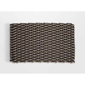 Handwoven Lobster Rope Doormat: Charcoal/Sand With Mastercard Cheap Pice