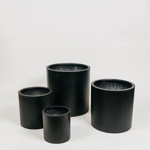 Cindy Designer Cylinder Planter Black Discount Low Shipping Fee