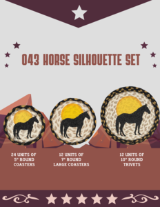 043 Horse Silhouette Set Eastbay Online