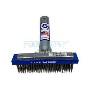 A&B Stainless Steel Black Algae Brush 6 1/4" - 5000 For Sale 2025