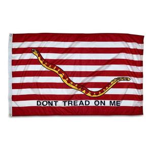 1st Navy Jack Flag 3x5 Dyed Nylon & Additional Reinforced Stitching (USA Made) With Mastercard