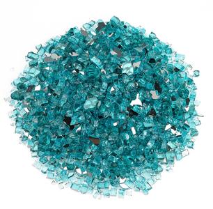 AFG - 1/2" Azuria Reflective Fire Glass - 10LB Jar Free Shipping Online