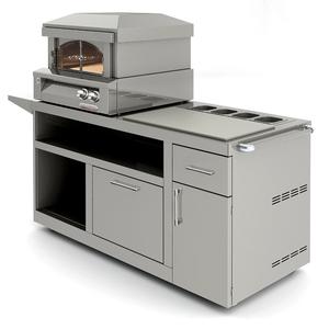 Alfresco 30-Inch Deluxe Pizza Oven Prep Cart - AXE-PZA-PPC 2025 New Sale Online