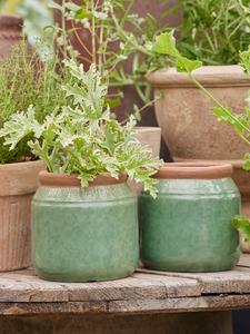 Light Green Glazed Plant Pot - *Local Delivery or Local Pick Up Only* Tumblr Cheap Pice